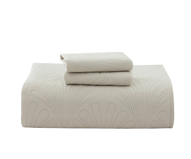 Conjunto de losangos multifacetados CG06, adequado para quartos e salas de estar (1 colcha + 2 fronhas, sem núcleo de edredom ou travesseiro)_voghion.com