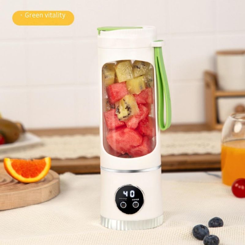 Novo espremedor de suco digital portátil recarregável pequeno copo de suco estudante casa multifuncional espremedor de suco copo de suco_voghion.com