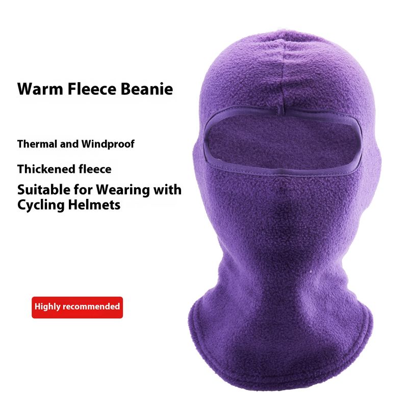 Máscara facial de inverno tipo balaclava para esqui, motocicleta e ciclismo – forro de lã respirável e à prova de vento, tamanho único (várias cores disponíveis)_voghion.com