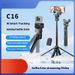 AI Face Tracking Gimbal Tripod With Magnetic LED Lights, 130cm 4-Leg Stabilizer For Live Streaming/Vlogging, Bluetooth Remote_voghion.com
