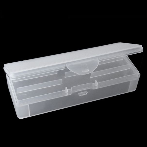 Double-layer Nails Art organizer box storage Tool Rectangle Storage Box Pen brush Polishing Nail Buffer Files Plastic Container_voghion.com