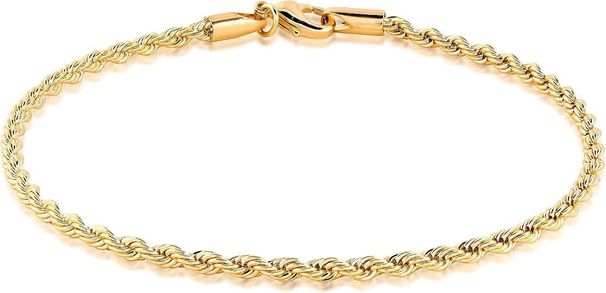 Catena cubana intrecciata a doppio strato, stile hip-hop versatile e minimalista coreano e giapponese, in oro e argento._voghion.com