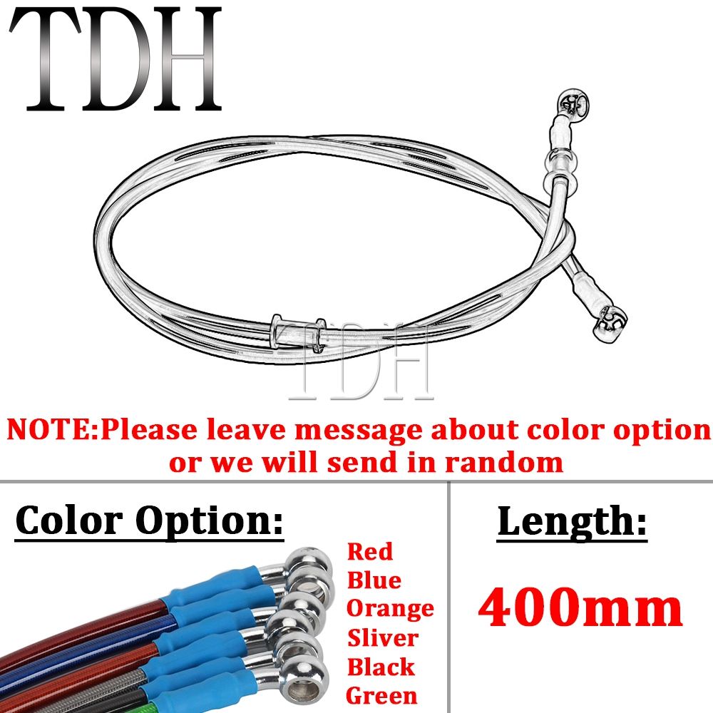 Tubo flessibile freno idraulico per moto da cross da 400 mm a 2200 mm E Pipes per Honda CRF XR250 XR400R XR500R XR600R XR650L Kawasaki KD80 KD125_voghion.com