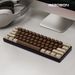 Mechanical Keyboard 61 Keys Small Tea Red Axis Mini Portable Computer Notebook Home Typing Office Luminous_voghion.com