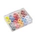 20pcs/Box Sewing Thread Plastic Bobbin Colourful Practical Sewing Accessories Sewing Machine Base Thread_voghion.com