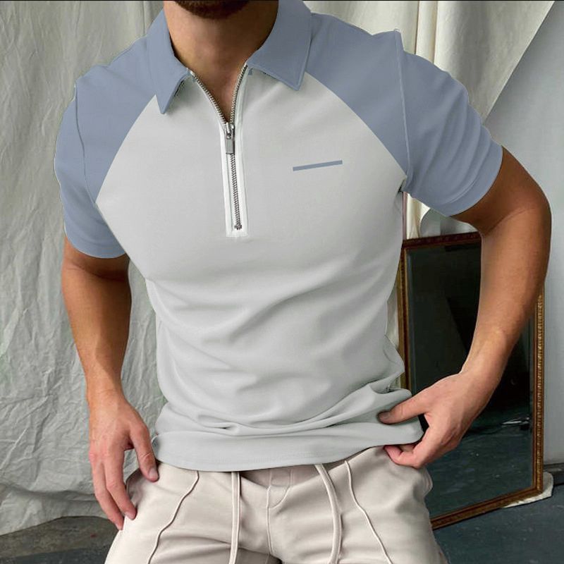 lässiges 3D-Kurzarm-T-Shirt mit Rundhalsausschnitt für den Sommer 2023 für Herren, Polohemd und modisches Logo_voghion.com