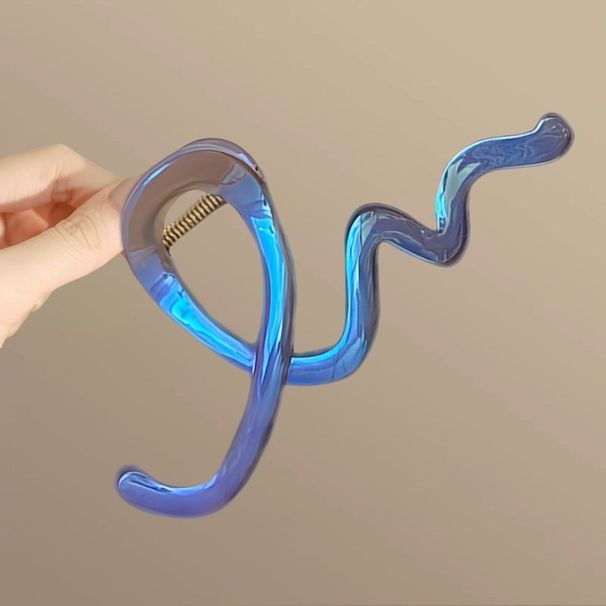 Fermaglio per capelli a forma di squalo, colorato e di alta qualità, con artigli ondulati grandi, 2025, per la parte posteriore della testa, elegante accessorio per capelli._voghion.com