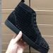 1:1 Brand Original Box European New Clcl Men's Shoes Red Sole Rivet High Top Casual Fashion Lace-Up Trendy 66_voghion.com
