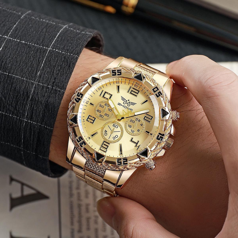 2023 Neue Green Water Ghost Watch Runde Herren-High-End-schöne, nicht mechanische Uhr, vollautomatische High-End-Uhr_voghion.com