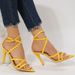 Elegant Plus Size High Heel Sandals For Women - Summer Fashion Strappy Stiletto Heels With Buckle Closure_voghion.com
