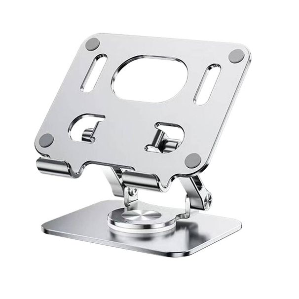 360° drehbarer Tablet-Ständer für iPad, verstellbarer, faltbarer Tablet-Halter, Telefonständer aus Aluminium_voghion.com