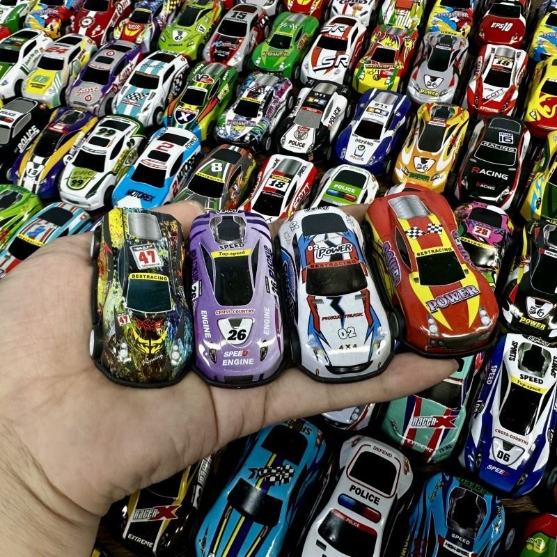 6.8CM Mini Pull Back Car Toy Fall-Resistant Inertia Vehicle With Metal Surface Printing Durable Toy Car Boys & Girls_voghion.com