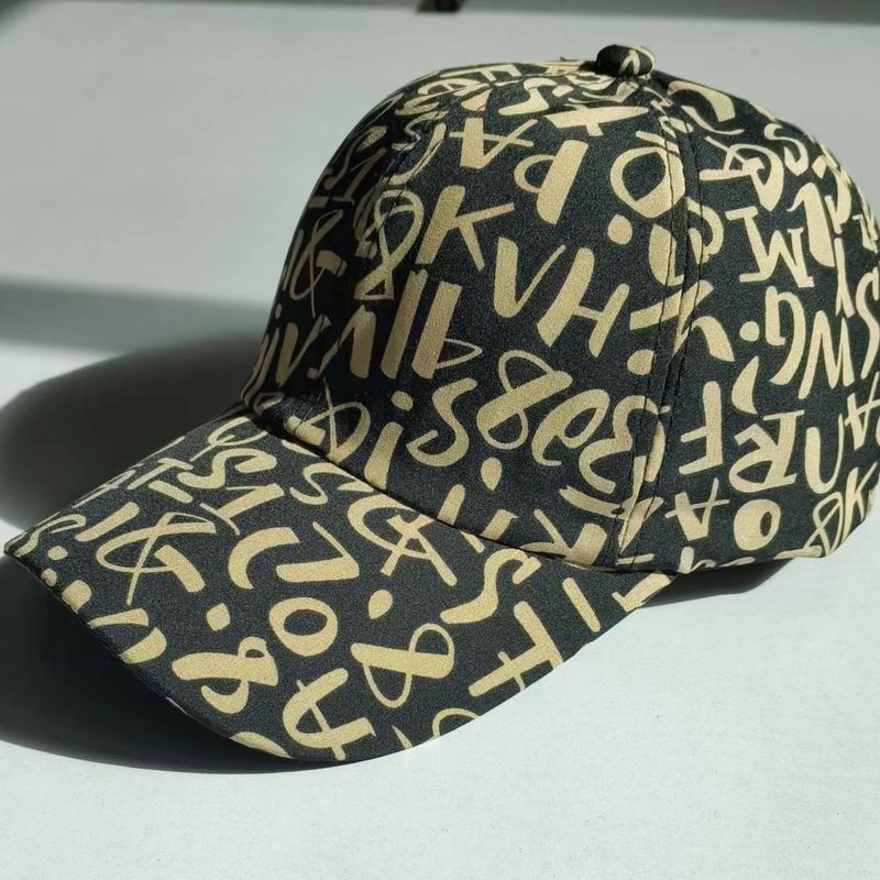 【 Curved Brim Design 】 Outdoor Sunshade Hat New Letter Korean Version Baseball Cap, Face Enhancing Small Duckbill Hat,_voghion.com