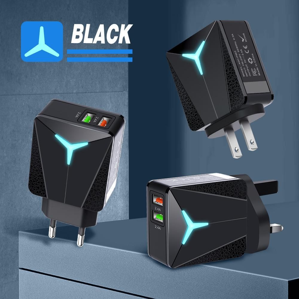 US Standard 5v2a Charging Head Multi-port Dual Usb Suitable For Android European Standard 12W Mobile Phone Fast Charging Charger_voghion.com