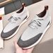 Men's 2025 Spring Summer New Sock Flat Lace-Up Knitted Breathable Sports Versatile Running Shoes For Men_voghion.com