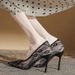 Αναπνέοντα ψηλοτάκουνα δαντέλας για γυναίκες 2025 Νέα αίσθηση καλοκαιρινού σχεδιασμού, niche temperament, μυτερά παπούτσια με λεπτό τακούνι_voghion.com