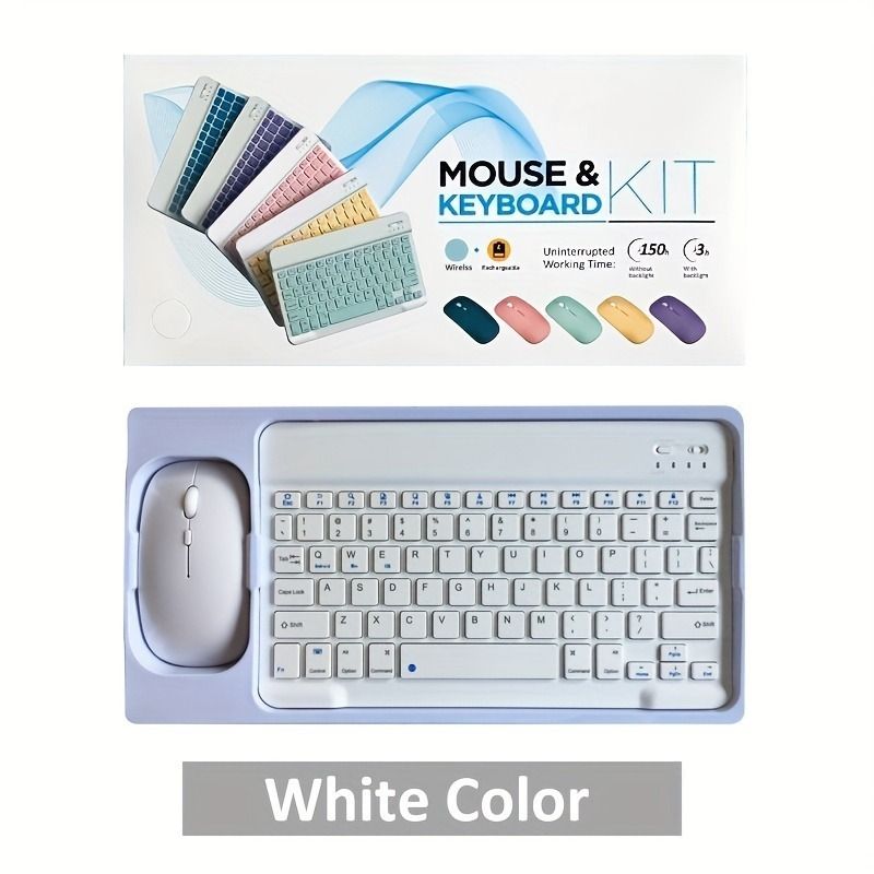 [Wireless Keyboard Combo] Wireless Keyboard And Mouse Combo - Portable, Rechargeable Android, Samsung, Xiaomi Tablets_voghion.com