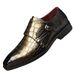 Leather For Men, British Style, New Trend, Versatile Pointed Men's Shoes, One Foot Kick Business Formal Casual Small_voghion.com