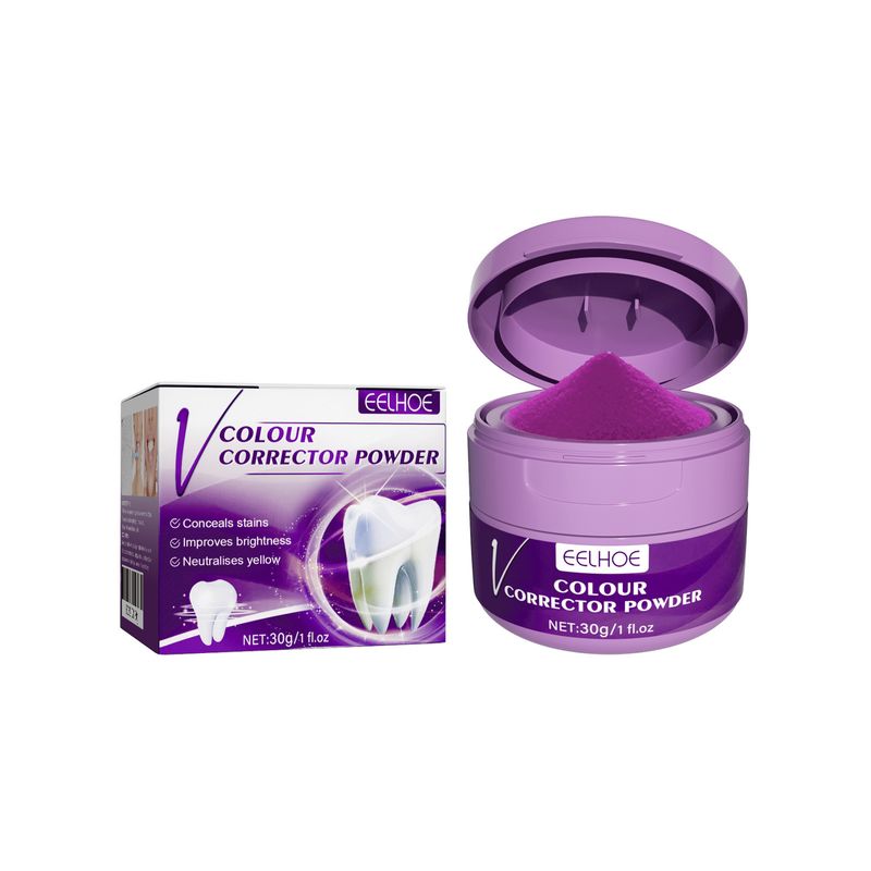 EELHOE V34 Whitening Tooth Fresh Breath Brightening Teeth Odor Stains Tartar Cleaning Powder_voghion.com