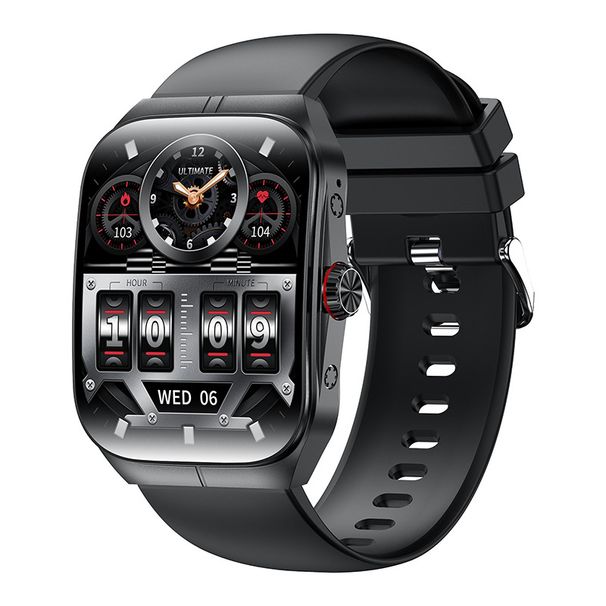 HK80 Smartwatch, Heart Rate, Blood Oxygen, Bluetooth Call, Voice Assistant, NFC Access Control, Step Counting, Sports Watch, Cross-border_voghion.com