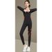 Women's Quick-Dry Compression Fleece-Lined Tight Base Layer Ski Suit Outdoor High Elasticity Thermal Insulation_voghion.com