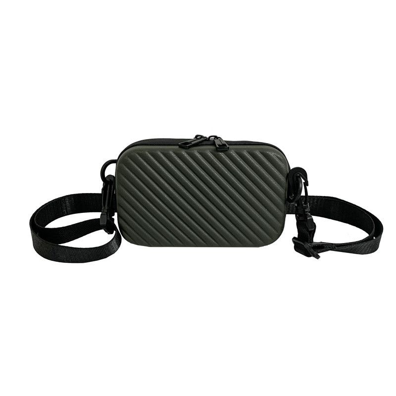 Borsa da uomo alla moda Borsa a tracolla singola Mini Black Box Borsa a tracolla quadrata piccola da donna Senior Sense Fashion_voghion.com