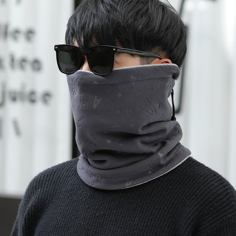 Unisex Knit Neck Warmer - Versatile Scarf & Face Cover For Winter With Cervical Support For Cycling & Daily Use​_voghion.com