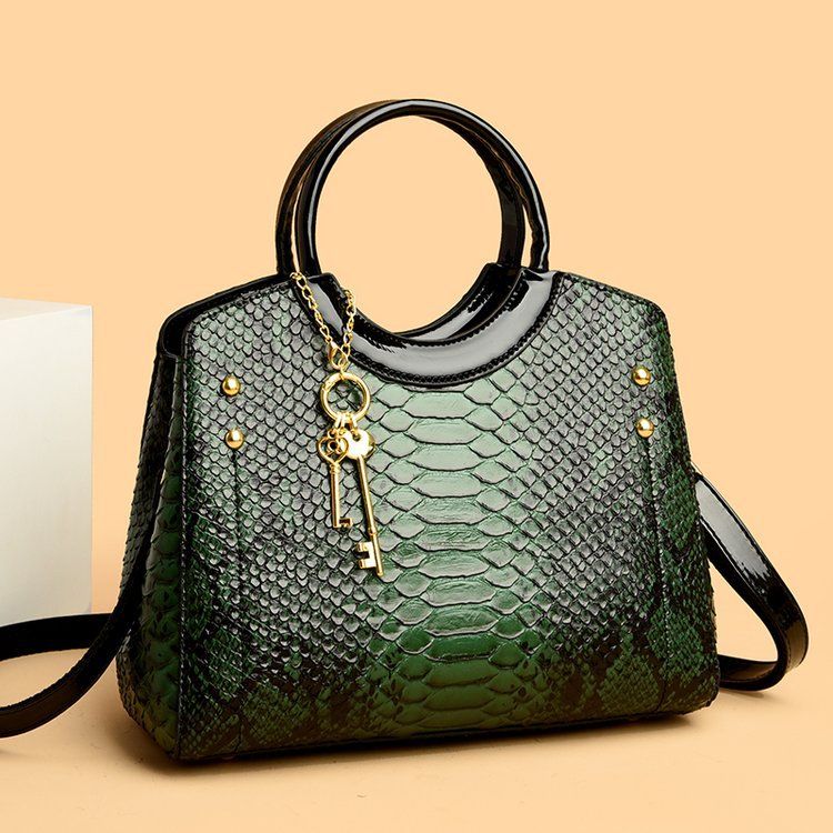Borsa a tracolla di alta qualità con motivo a serpente retrò di grande capacità Borsa a tracolla nuova borsa da donna All-Match_voghion.com
