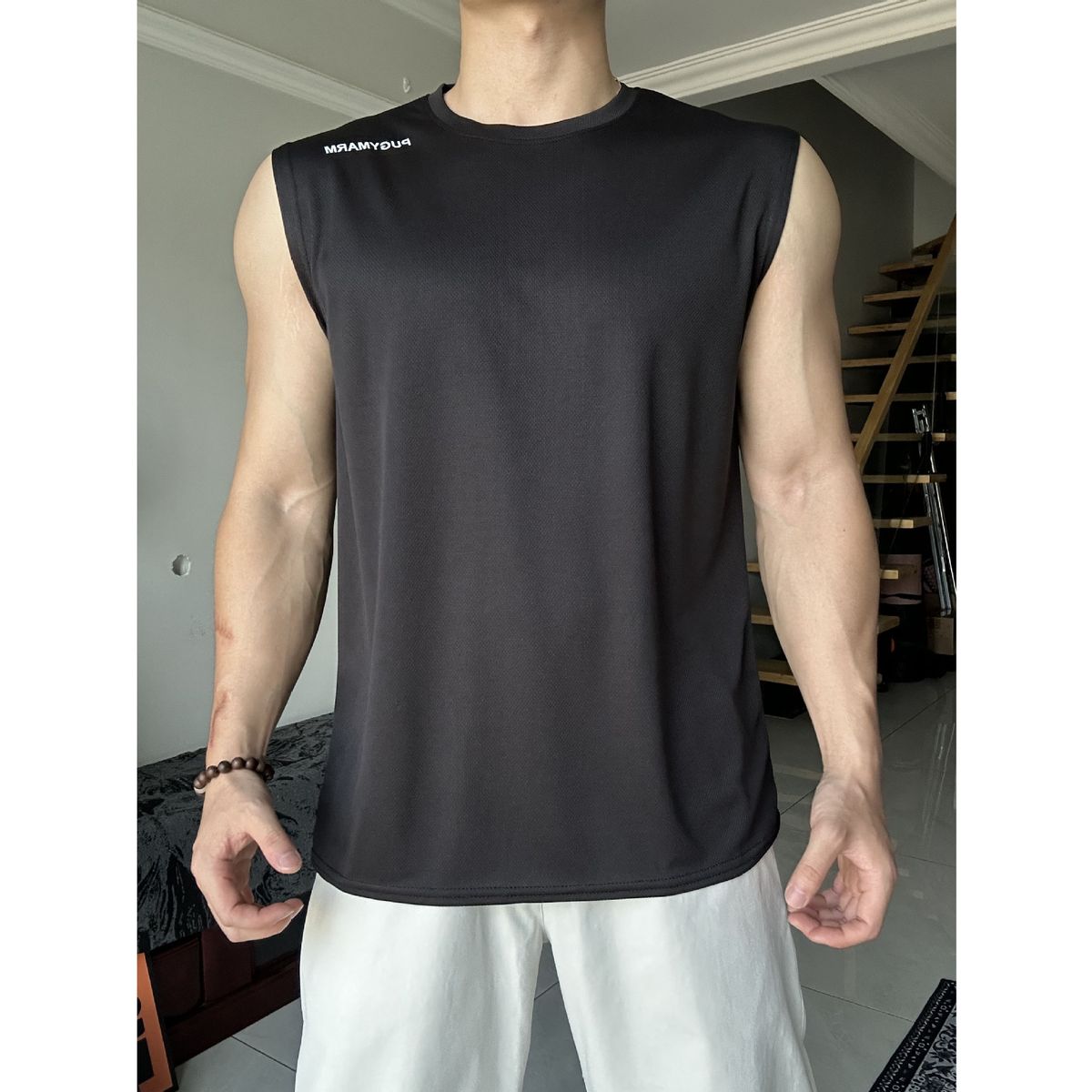 Performance Mesh-Tanktop für Herren – Atmungsaktives Gym-Unterhemd mit Quick-Dry-Technologie_voghion.com