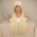 forró eladású szintetikus szőke hosszú egyenes frufru fehér fekete nőknek mindennapi használatra cosplay parókák_voghion.com