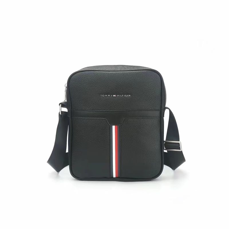 Bolsa masculina clássica com costura de tecido bolsa mensageiro de ombro masculina tomada de fábrica_voghion.com