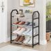 4-Layer Ladder Shaped Shoe Rack For Home Use At The Door, Dormitory, Bedroom, Storage Shoe Cabinet, Balcony, Super Large Space Saving_voghion.com