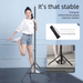 Thickened Carbon Steel Dual-Position Phone Live Streaming Stand With Fill Light Outdoor Anchor Tripod For Photography_voghion.com