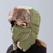 New Fleece-Lined Mask Ear Protection Lei Feng Cold-Proof Slippery Cold Outdoor Skiing Motorcycle Thickened Warm Hat_voghion.com