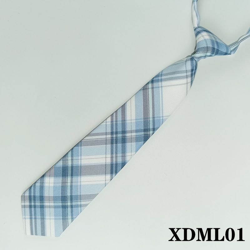 Nuovo stile senza cravatta JK plaid studente set fascia per capelli college uniforme delicata cravatta con un coltello per le donne_voghion.com
