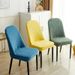 Jacquard curved chair cover all-inclusive universal dining table and chair protective cover home simple modern large round stool cover_voghion.com