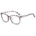Women's Blocking Square Rivet Frame Computer Glasses_voghion.com