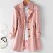 Mid-Length Slimming Korean Style Spring and Autumn Top Women's Jacket_voghion.com