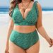 Bikini sexy costume trois pièces maillot de bain une pièce à pois populaire maillot de bain grande taille_voghion.com