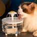 Cat Flower Circulating Dispenser Automatic Filter Flowing Feeder Plug-in Drinking Water Pet Supplies_voghion.com