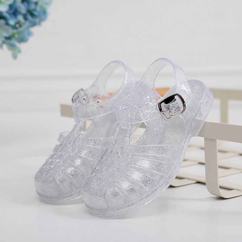 Kids Shoes 2024 children's sandals summer new beach shoes girls' baotou sandals soft soles for middle and large children students' shoes foreign trade_voghion.com