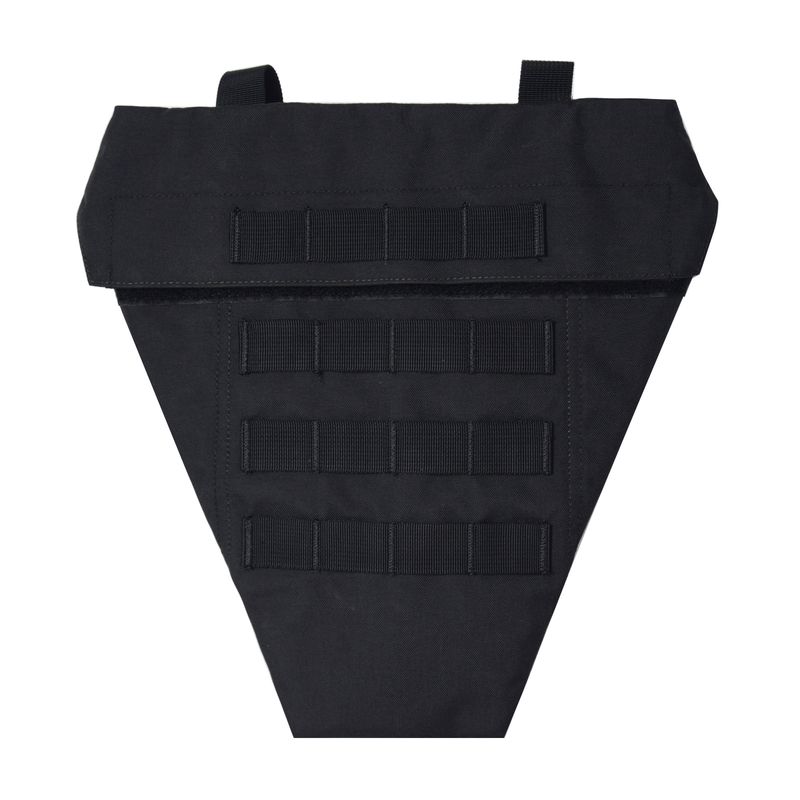 Tactical Crotch Protective Panel - Lower Abdomen Groin Protector With 500D Nylon Strap & Foam Padding, Olive Green, Adjustable MOLLE Webbing_voghion.com