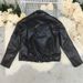 Women's Pu Leather Jacket - Stylish Oversized Biker Coat With Stand Collar, Zipper Front, Long Sleeves (Black, S/M/L/Xl)_voghion.com