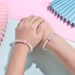 Perlenset Karte 6mm Acryl Mutter-Tochter Armband Schulanfang Geschenk_voghion.com