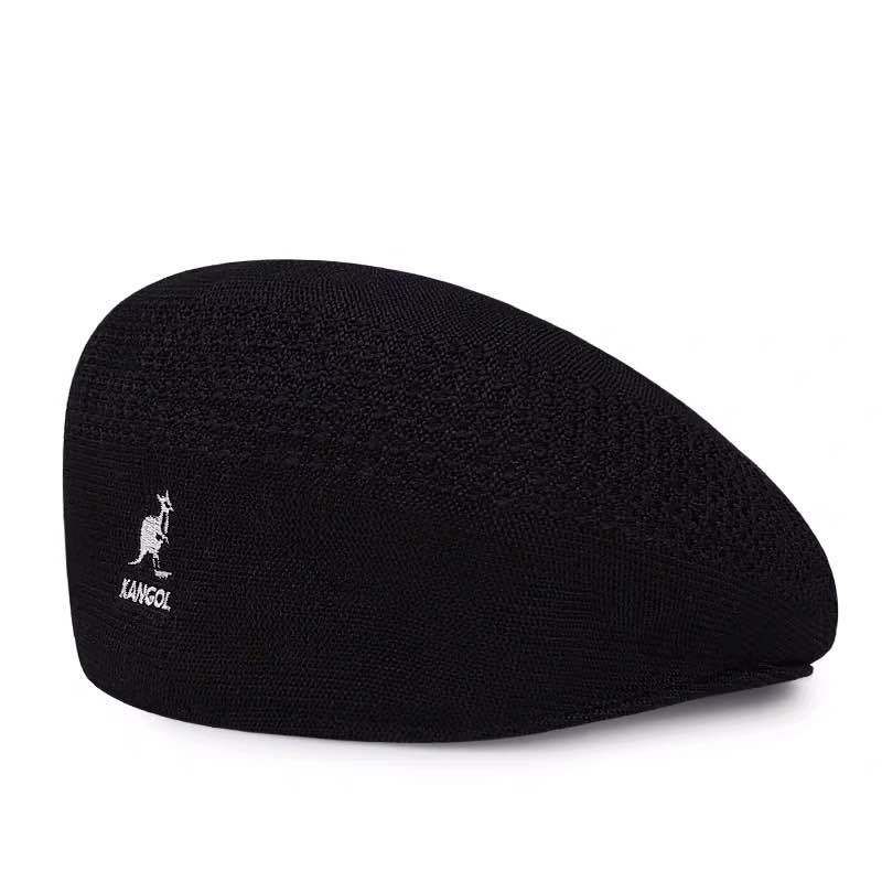 Modny beret kangurkowy HyunA w tym samym stylu, gwiazdy Ins, super popularna, swobodna moda, unisex, czapka z siateczki_voghion.com