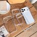 Transparante acryl hoes met stootkussen voor iPhone 17 Air 16 15 14 13 12 11 Pro X XR XS Max 7 8 Plus schokbestendig en transparant airbag_voghion.com
