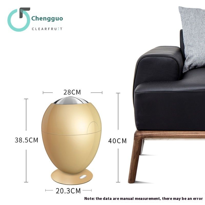 Nordic Creative Smart Sensor Simple Trash Can For Home Living Room Automatic Electric Ins Style With Lid High Aesthetic_voghion.com