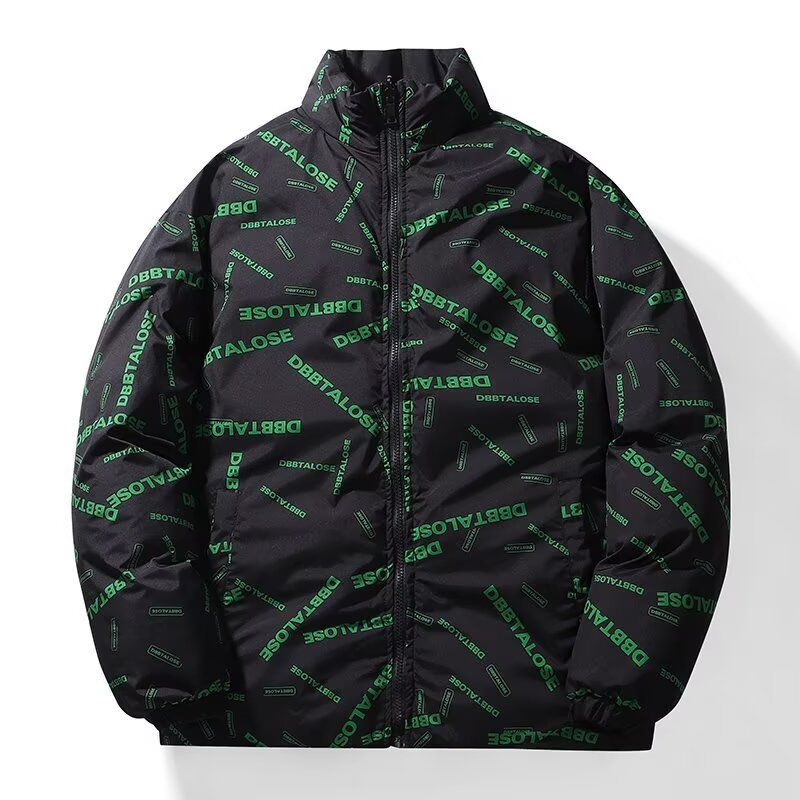 Reversible Quilted Jacket For Men – Heavyweight Dual-Layer Design, Streetwear Minimalist Style, All-Season Versatility (M-4XL, Polyester Fill)_voghion.com