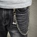 Pants Chain Jeans With Single Layer Thick Chain Disco Cool Punk Ring Decorative Waist Chain_voghion.com