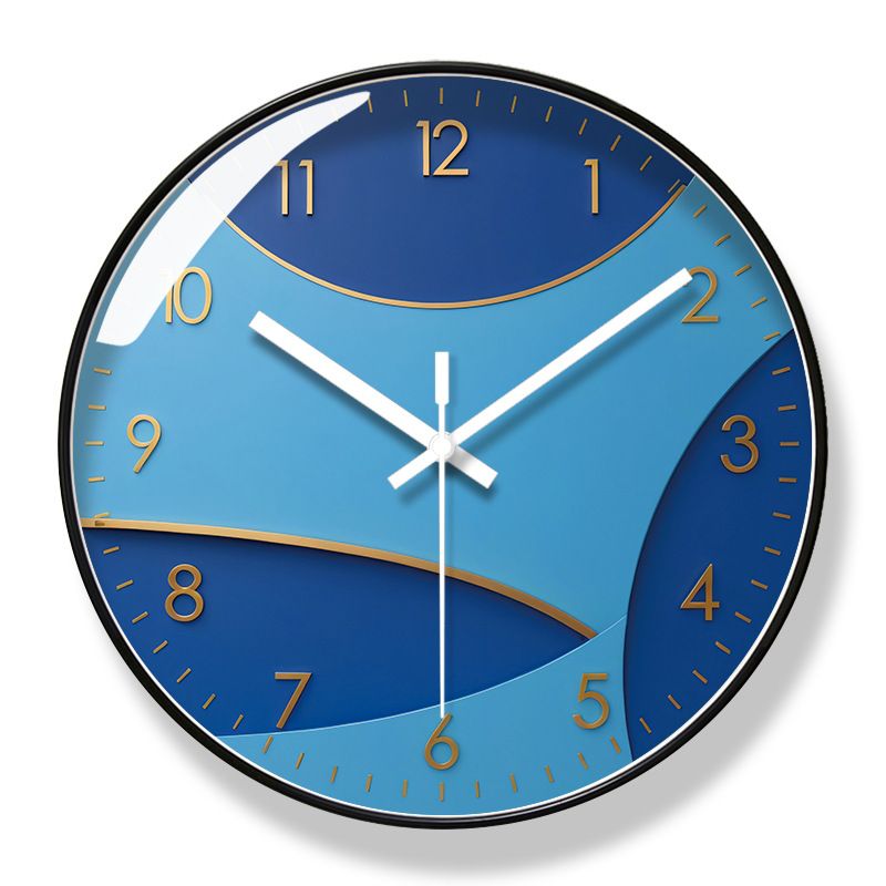 Yipula 7172 Simple Creative Living Room Silent Abstract Quartz Clock Home Sweep Second Wall Watch_voghion.com